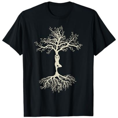 Arbre Lotus Humour Yoga Meditation Zen Sport Santé Cadeau T-Shirt