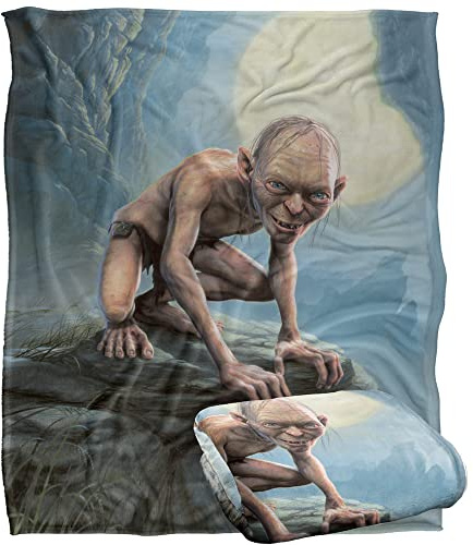 The Lord Of The Rings Blanket, 152 x 127 cm Gollum Painting Silky Touch Super Soft Throw Blanket