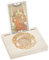 GORGECRAFT Porte-Cartes de Tarot en Bois Bougeoir Motif Arbre de Vie Sculpté 10x8x1.5 cm en Forme de Rectangle Épais Présentoir D'Autel Support pour Outils de Divination de Sorcière Décor de Tarot