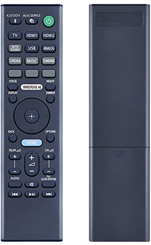 GOUYESHO RMT-AH509U Mando a Distancia de Repuesto Adecuado para Sony Soundbar Sony AV System HTA7000 HT-A7000 100935711 1009357-11 1-009-357-11 SA-RS3S