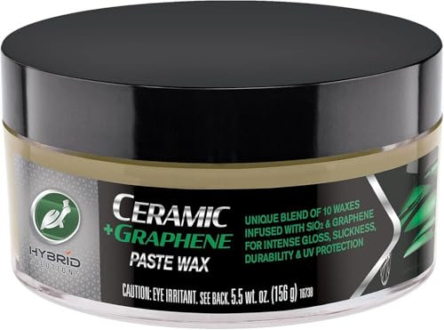 Turtle Wax Hybrid Solutions Cire Voiture Paste Céramique Graphène, 155g, 1 Unité, Protection Peinture Avancée, Finition Brillante Extrême, Pour Voitures, Camions et Plus