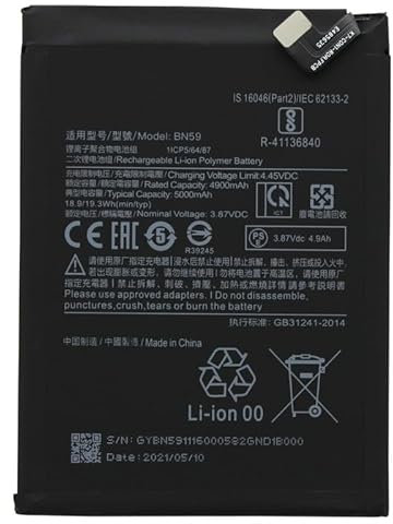 Batterie Compatible pour Xiaomi Redmi Note 10S (BN59)