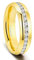Zakk Damen Eternity Ring Titan Ewigkeitsring Eheringe 4mm 6mm Silber Memoire Ringe Hochzeitsring (Gold 6mm,69 (22.0))
