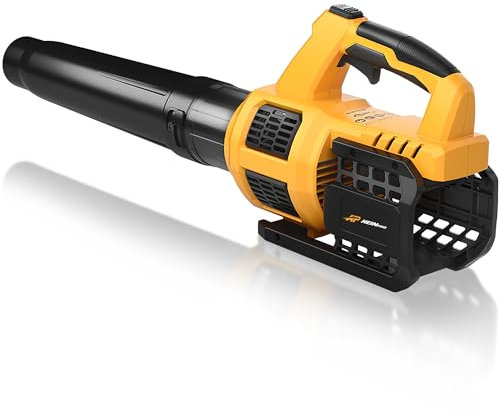 Leaf Blower Cordless for Dewalt 20V Max Battery - HEINPRO Electric 400CFM Variable Speed, Turbo Mode Powered Blowers Lawn Care, Patio, Dust Blowing(Tool Only), HP-2180GY