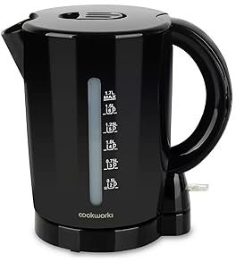 WK8321 New Basic Kettle Tea, Coffee And More This Kettle Has A 1.7L Capacity, Indicator Light And Boil Dry Protection - Black