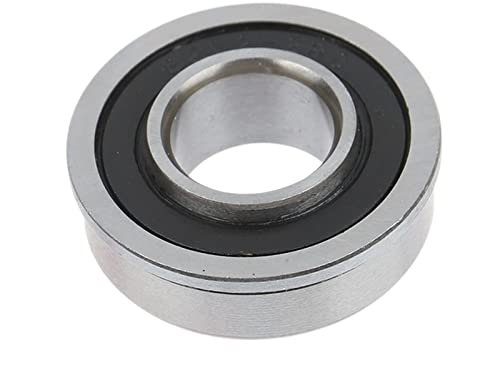 SINSED Miniature double rubber seal bearing 1pcs F6202 Wheelbarrow Bearing 16 * 35 * 11mm For Push Truck Garden Trolley Garden Cart Wheel Flange Ball Bearings Accessories
