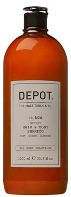 Depot No.606 Sport Hair & Body Shampoo, 1000 ml