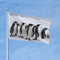 Flagge, 90 x 152 cm, doppelseitige Flagge, Antarktis, Pinguine, Allwetterflaggen für Hof, Outdoor-Dekoration, Urlaubsbanner