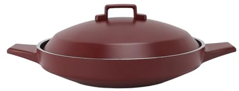 Olla de Cocina, Olla de Cocina de Inducción con Revestimiento Antiadherente, Ligera, Vintage, para Cocina, Pescado, Olla Caliente