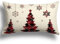 ZWJD Kissenbezug Weihnachten 30x50 1er Set Leinen Kissenbezüge Weihnachtskissen Christmas Dekokissen Kissenhüllen für Deko Weihnachten Sofa Schlafzimmer Couch Kissenbezug 30x50 cm A280