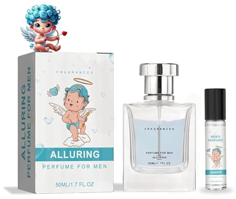 50ml Cupid Cologne for Men, Cupid's Cologne, Cupix Cologne for Men, Give 10ml Cupids Cologne, Cupid Pheromone Cologne for Men (50ml+10ml)
