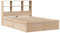 vidaXL Massivholzbett, Holzbett Bett ohne Matratze mit Kopfteil, Bettrahmen Bettgestell mit Lattenrost, Doppelbett für Schlafzimmer, 120x200cm Kiefernholz
