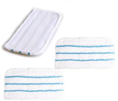 QASULER 3* Microfiber Cloth Black And Decker Steam Mop Pads FSMH13E10-GB FSMH1321-GB Household Sweeper Cleaning Tool Replacement steam cleaner replacement part
