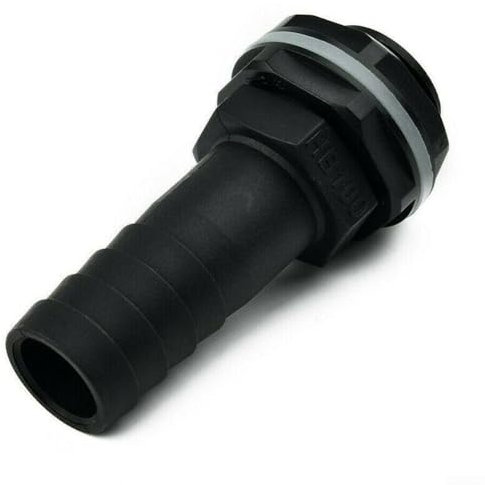 Pumixiy Regentonnen-Zapfhahn-Set, Regentonnen-Überlaufadapter, 2,5 cm, Anschlussset mit Unterlegscheibe und Kontermutter für Wasserspeicher, Tank, Gartenbewässerungssystem (1)