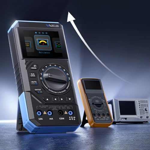 DST-210 DST-201 Multimetro Oscilloscopio Digitale 3 In 1, 19999 Conteggi, 48Msps (DST-201 (solo 1MHZ))