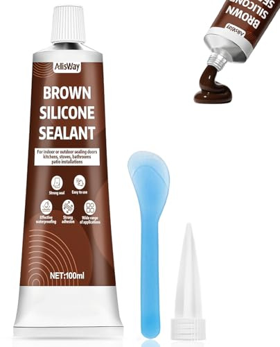 Silicone Marrone, Impermeabile e Sigillante, Interni ed Esterni, Marrone