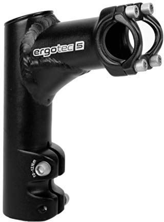 ergotec Ahead-Vorbauten Comfi 25.4 / Aluminium AL6061-T6, 15°, schwarz-sand