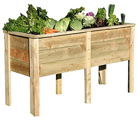 Zest4Leisure 1.8m Deep Root Planter - FSC Wood