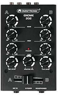OMNITRONIC GNOME-202 Mini-Mixer schwarz