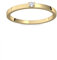 Verlobungsring Gold 585 Diamant 0,04 Carat H/si **sehr gute Qualität** +inkl. Luxusetui+ Diamantring solitär schmal dünn Goldring Diamant 585 Diamant Ring Gold Diamantring Gelbgold FF51GG585BRFA58