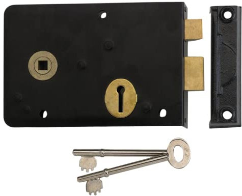 UNION 1439 3 Lever Double Handed Rimlock