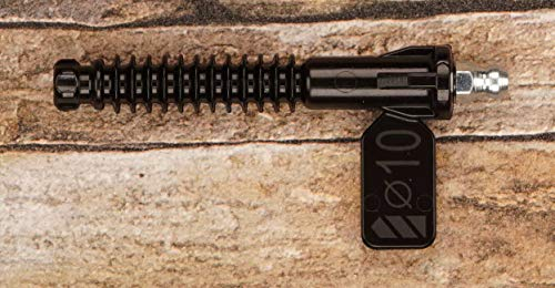 Polymerpacker Injektionspacker Set für Bohrloch 10 mm (100 Stück Kunststoff-Einschlagpacker mit eingeschraubten Kegelnippel aus Stahl und Einschlagwerkzeug)