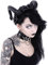 Restyle Gothic Sinister Rosen Stirnband Girlande Widder Satan Hörner Kopfbedeckung