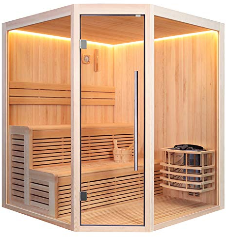AWT Sauna E1801A Pinienholz/180x180/8kW Vega