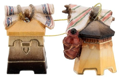 Beladen für Elefant Grödnertal Holz Krippe Kostner 9.5cm