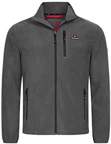 Höhenhorn Eigler Herren Fleece Jacke Full Zip Grau Gr. XL