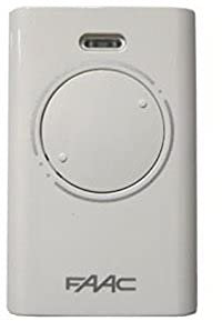 TELECOMANDO FAAC XT2 433Mhz SLH BICANALE BIANCO 787007 RADIOCOMANDO ORIGINALE 2