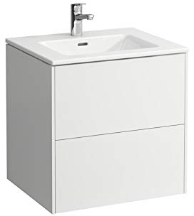 Laufen Pro S Set Base, Waschtisch, 1 Hahnloch, Überlauf, inkl. Waschtischunterschrank, 2 Schubladen, 600x500mm, Farbe: Multicolor