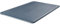 Fackelmann #easyprepare Schneidebrett mit Antirutschfüßen – Schneidbrett mit praktische Saftrille – Küchenbrett mit 36 cm x 24 cm x 0,8 cm, Weiß/Blau-grau