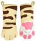 Oven Mitts Kitten Cat Paw Design Heat Resistant Oven Gloves Thick Cotton Lining Cooking Baking Potholder Gloves Microwave Gloves BBQ Grilling Kitchen Tool Home Decor (Cat Paw)