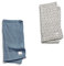 Elodie Details Musselin Baby Decke 2er Pack - Mulltuch Babydecke Pucktuch Spucktuch - Oeko Tex Baumwolle, Hochwertige Qualität - 80 x 80 cm - Tender Blue/Desert Rain