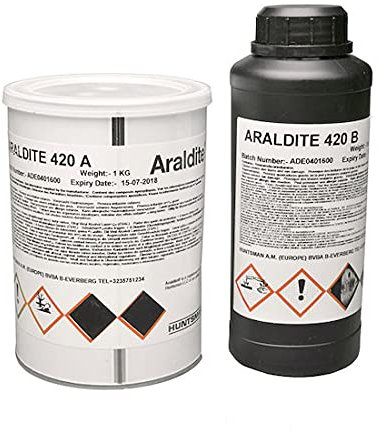 ARALDITE 420 - Colle époxy très résistante aux chocs - 200ML/1,4KG (1,4 KG)