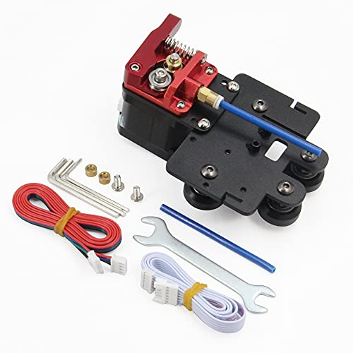 Befenybay Upgrade Direct Single Gear Extruder Support Kit mit Schrittmotor Easy Print Flexibles Filament für Creality Ender 5 / Ender 5 Pro/Ender 5 Plus 3D-Drucker (Platte + Single Gear + Motor)