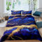 Homewish Chic Girly Marmor Bettbezug,Kinder Bronzing Abstrakt Bettwäsche Set 155x220 Teens Gold Glitzer Trösterbezug Marmor Tie Dye Tagesdecke Dekorativ 2 Stücke mit 1 Kissenbezug