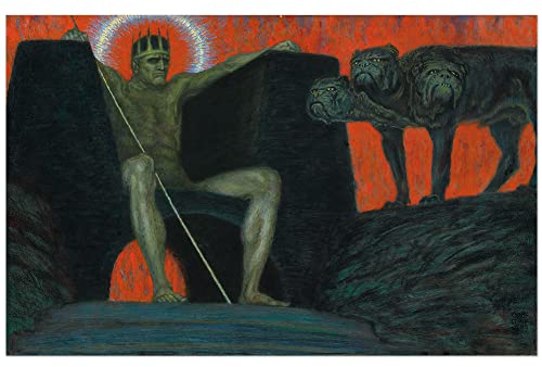 JUNIWORDS Poster, Franz von Stuck, Pluto, 18 x 30 cm (3001929)