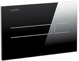 LAUFEN AW3 elektronische Betätigungsplatte, Glas, berührungslos, Dual-Flush, 252x13x162mm, H8956630200001, Farbe: Schwarz