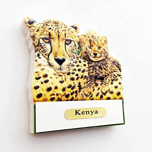 Masai Mara Park Gepard Kenia Kühlschrankmagnet Kühlschrankmagnet Dekoration Magnet Aufkleber Souvenir Harz Basteln