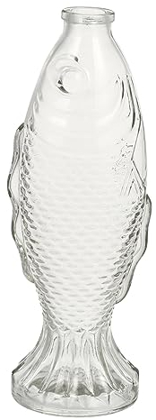 Garneck Bouteille Deau Décorative en Forme De Poisson Vase pour Support De Fleurs Pièce Maîtresse