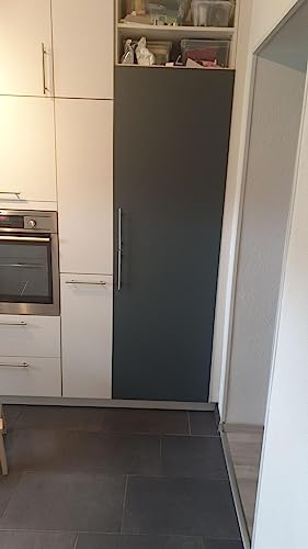 Magnetische Tafelfolie Farbe: Grau | Preis-Leistung Top | beschreibbar, abwischbar, magnetisch | Kreide Tafel Magnetfolie selbstklebend - Magnetwand Memoboard (200x30cm)