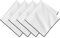 Villeroy and Boch Manufacture Rock Merrow Stitch Servietten aus Baumwolle, übergroß, 53,3 x 53,3 cm, Weiß, 4 Stück