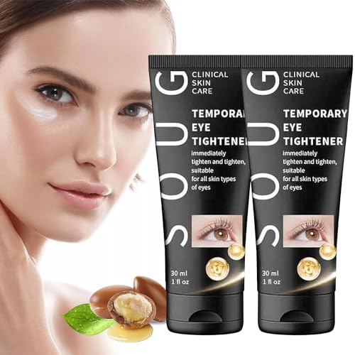 2 Stück Instant Firm Augentaschencreme, Instant Firmx Eye Tightener, Celyn Instant Augenstraffer, Firmx Augenstraffung Gegen Augenringe und Schwellungen, Tightens und Smoothes Fine Lines