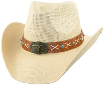 Black Jungle COSMUS Sombrero de verano Sombrero de paja para exteriores, sombrero para el sol, naturaleza, S-M