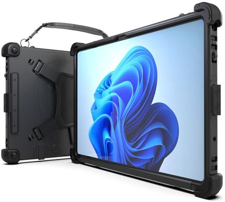 MobileDemand Flex 12B Rugged Tablet PC, Windows 11 Pro, 16GB RAM, 256GB, Black, 12 inch Screen, MIL-STD-810H Certified, Ideal for Field Work, Android Tablet Alternative