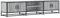 vidaXL Meuble TV Sonoma Gris 180x35x41 cm Bois d'ingénierie, Support TV, Buffet TV, Meuble multimédia, Banc TV, Meuble HiFi, Centre de Divertissement