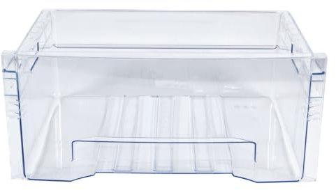 ensipart Gemüseschublade für Kühlschrank kompatibel mit gorenje 449182 Gemüseschale kompatibel mit smeg 761170448 transparentes Gemüsefach in KühlGefrierKombination