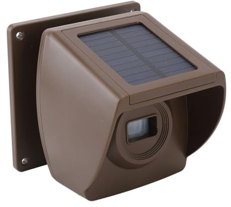 Alarme Solaire D'allée sans Fil, Longue Portée de 800 M, Capteur de Mouvement Extérieur Résistant aux Intempéries et Système D'alerte de sécurité avec Batterie